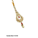 Padmawati Bangles Gold Plated Kundan Stone Maang Tikka