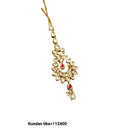 Padmawati Bangles Gold Plated Kundan Stone Maang Tikka
