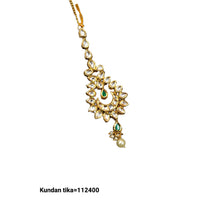 Padmawati Bangles Gold Plated Kundan Stone Maang Tikka