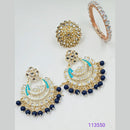 Padmawati Bangles Gold Plated Kundan Stone & Beads Jewellery Combo