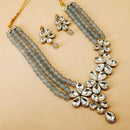 Padmawati Bangles Gold Plated Austrian Stone Choker Necklace Set