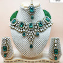 Padmawati Bangles Gold Plated Austrian Stone Choker Necklace Set
