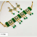 Padmawati Bangles Gold Plated Austrian Stone Choker Necklace Set
