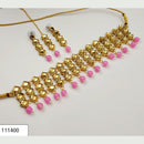 Padmawati Bangles Gold Plated Austrian Stone Choker Necklace Set