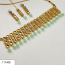Padmawati Bangles Gold Plated Austrian Stone Choker Necklace Set