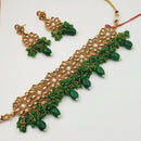 Padmawati Bangles Gold Plated Austrian Stone Choker Necklace Set