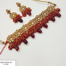Padmawati Bangles Gold Plated Austrian Stone Choker Necklace Set