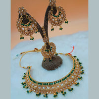 Padmawati Bangles Gold Plated Beads And Kundan Choker Necklace Set