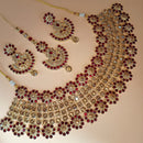 Padmawati Bangles Gold Plated Austrian Stone & Kundan Choker Necklace Set