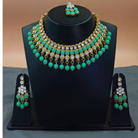 Padmawati Bangles Gold Plated Kundan  & Stone Choker Necklace Set
