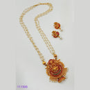 Padmawati Bangles Gold Plated Stone And Pearl Necklace Set