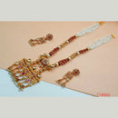 Padmawati Bangles Kundan & Pota Stone Copper Necklace Set