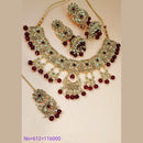 Padmawati Bangles Austrian Stone Gold Plated Necklace Set