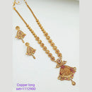 Padmawati Bangles Pota Stone Copper Long Necklace Set
