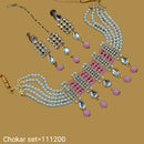 Padmawati Bangles Austrian Stone & Beads Gold Plated Traditional Necklace Set