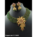 Padmawati Bangles Copper Pearl & Kundan Stone Necklace Set