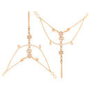 Etnico Gold-Plated Bracelet With Ring (Women)