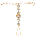 Etnico Gold-Plated Bracelet With Ring (Women) - PIJ015W