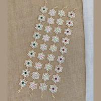 Pooja Bangles Gold Plated Kundan Stone  Sheeshphool Hair Accessories For Women