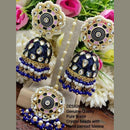 Pooja Bangles Kundan Stone & Meenakari Dangler Earrings With Maang Tikka