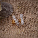 Pooja Bangles Gold Plated AD Stone Stud Earrings
