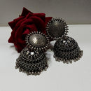 Pooja Bangles Antique Silver Plated Jhumkis Earrings