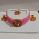 Pooja Bangles Gold Plated Kundan Stone & Beads Necklace Set