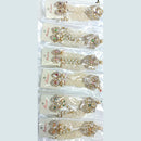 Pooja Bangles Gold Plated Kundan Stone Necklace Set