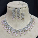 Pooja Bangles American Diamond Necklace Set
