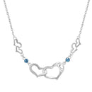 Mahi Dual Heart Link Necklace