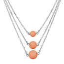 Mahi Designer Multilayered chain Beads Neckace