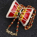 Mahi Lord Shiv / Mahadev Trishul Religious God Pendant with 24 Inch Rudraksh Mala for Men and Women (PS1101711G)