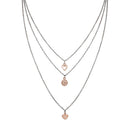 Mahi Latest Design Stylish Fashionable Multilayer Chain Charm Pendants Necklace for Women and Girls (PS1101753M)