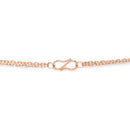 Mahi Rosegold Plated Stylish Fashionable Multilayer Chain Charm Pendants Necklace (PS1101760Z)