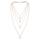 Mahi Multi Layered Charms Necklace with Tortoise, Heart, Wheel and Floral Charm Pendants for Women (PS1101771Z)