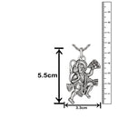 Mahi Bajrangbali Pavanputra Hanuman Pendant with Rope Chain for Men and Women (PS1101798R)
