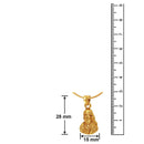 Mahi Sai Baba Gold Plated Religious God Pendant