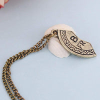 Mahi Gold Plated Designer Combo of Three Best Friends forever Unisex pendant