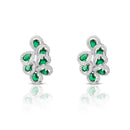 Nipura Green Pekham Diva Statement Earrings