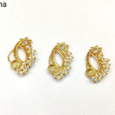 Pooja Bangles Gold Plated Designer Nose Pin