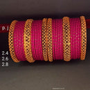 Pooja Bangles Gold Plated Designer Bangles Set