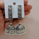 Pooja Bangles Oxidised Jhumka Earrings
