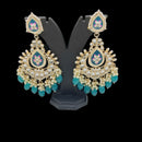 Pooja Bangles Gold Plated Kundan And Meenakari Earrings