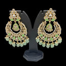 Pooja Bangles Kundan Dangler Earrings
