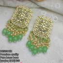 Pooja Bangles Gold Plated Kundan & Beads Dangler Earrings