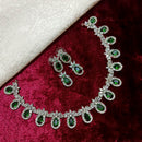 Pooja Bangles Gold Plated American Diamond Necklace Set