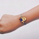 Mahi Colorful Cartoon Kids Rakhi with Meenakari Enameled Work Rose Gold (RA1100671Z)