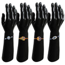 Mahi Combo of Four Designer Rakhis with Meenakari Work Crystals and Artificial Beads for Bhai (RCO1105241M)