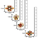 Mahi Combo of 4 Designer  Multicolor Crystals Rakhi's for Brother (RCO1105255G)