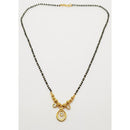 Raiyaraj Gold Plated Pack Of 3 Black Beads Mangalsutra -RRAcc10